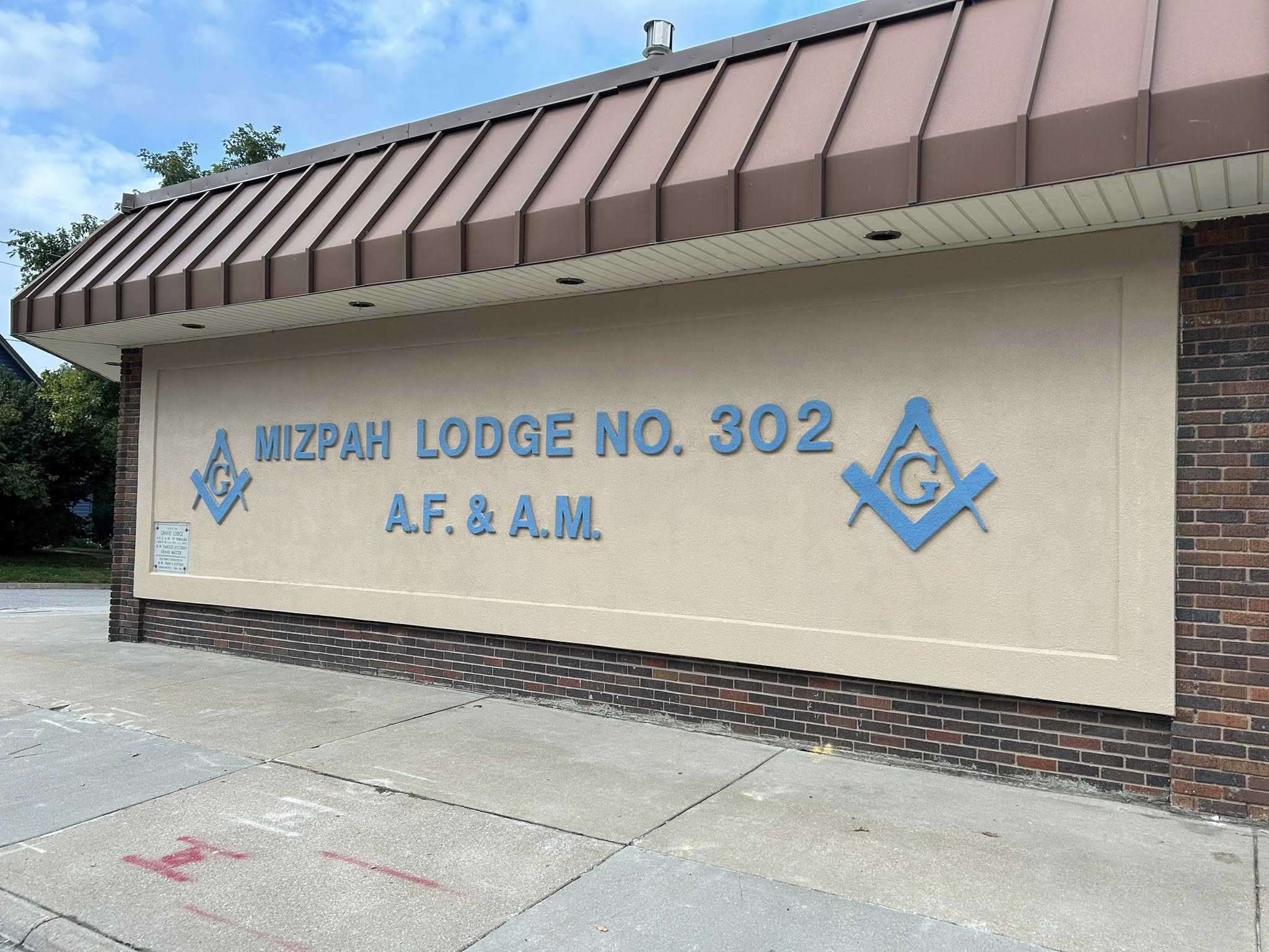 Mizpah Lodge #302 building exterior at 1124 S. 48th Street, Omaha