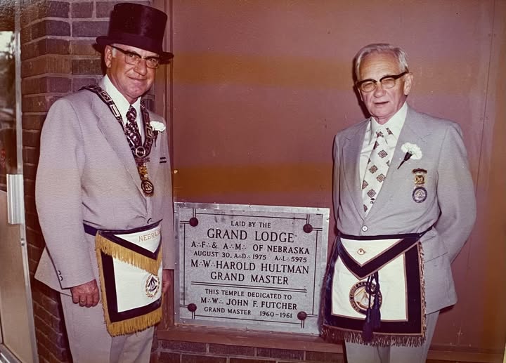 M.W. Bro. John F. Futcher, 95th Grand Master of the Grand Lodge of Nebraska